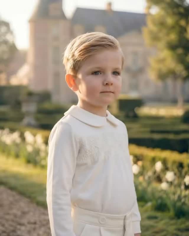 Hugo in the Lucien smocked shirt paired with the Lucien chevron shorts.

Rooted in European tradition - a soft peter pan collar,
and smocking across the chest.

Thoughtfully made, and worth the wait.

Now in stock.