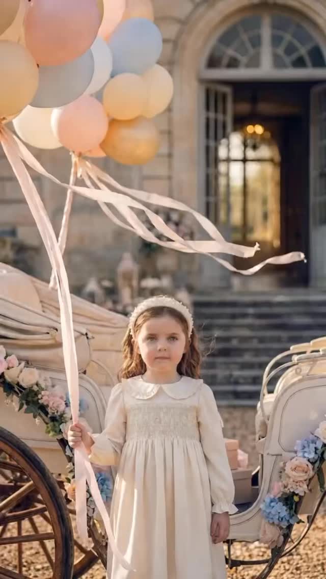 A morning she’ll carry long after the ribbons let go.

Clara in The Camille Hand-Smocked Dress.

Hand-smocked bodice, ruffled Peter Pan collar, long sleeves with gathered cuffs.

Now available.