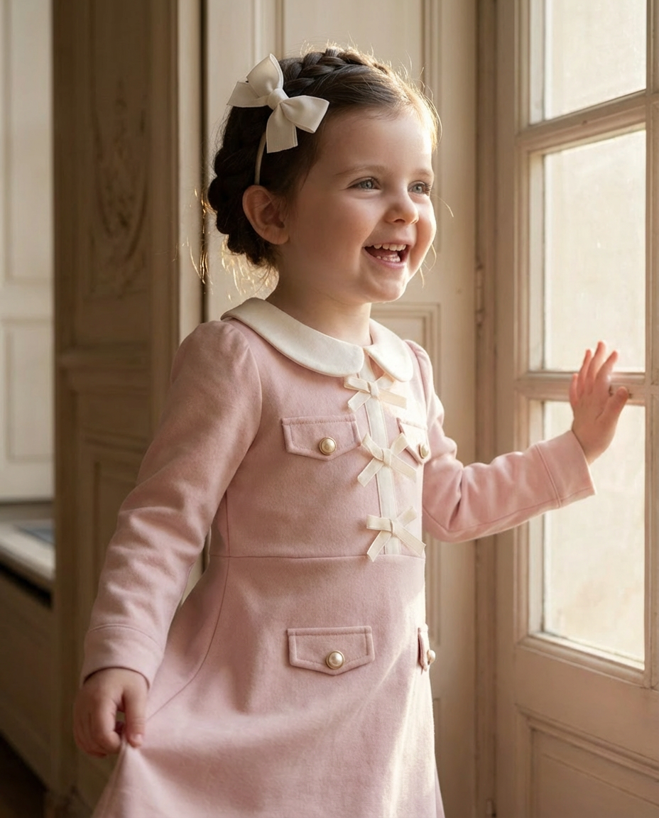 Cecile Bow Dress - Lookbook